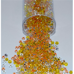 STRIKKEPERLER - 9901 MIX GUL